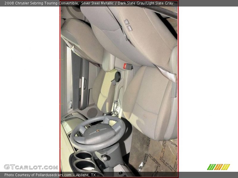 Silver Steel Metallic / Dark Slate Gray/Light Slate Gray 2008 Chrysler Sebring Touring Convertible