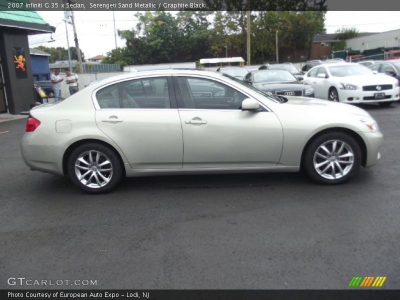 Serengeti Sand Metallic / Graphite Black 2007 Infiniti G 35 x Sedan