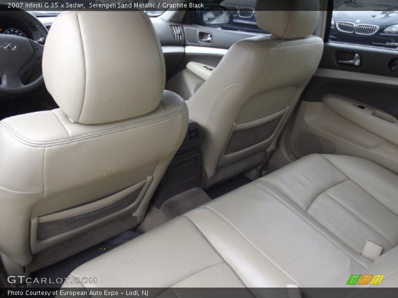 Serengeti Sand Metallic / Graphite Black 2007 Infiniti G 35 x Sedan