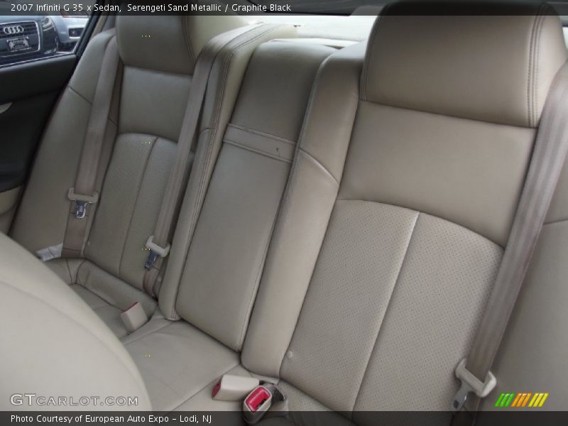 Serengeti Sand Metallic / Graphite Black 2007 Infiniti G 35 x Sedan