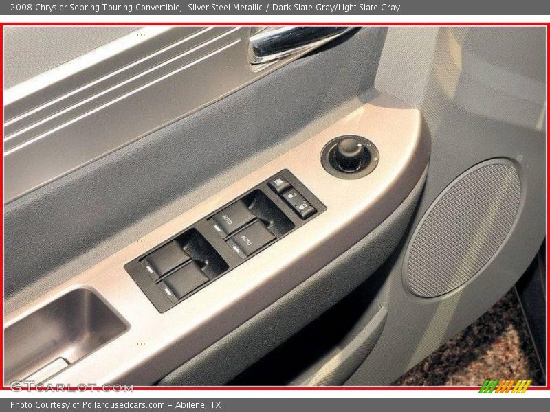 Silver Steel Metallic / Dark Slate Gray/Light Slate Gray 2008 Chrysler Sebring Touring Convertible