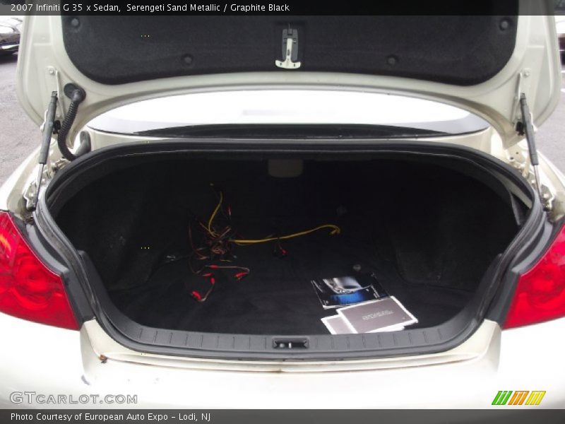 Serengeti Sand Metallic / Graphite Black 2007 Infiniti G 35 x Sedan