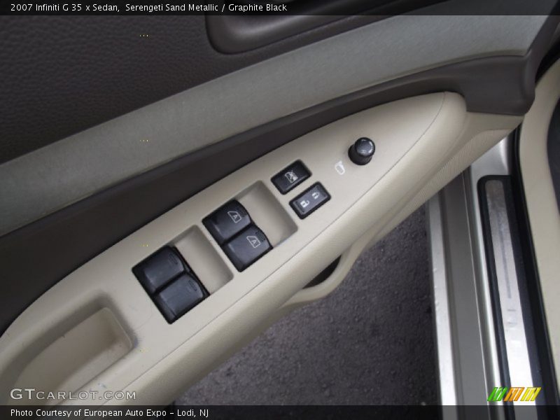 Serengeti Sand Metallic / Graphite Black 2007 Infiniti G 35 x Sedan