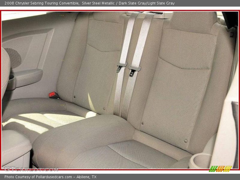 Silver Steel Metallic / Dark Slate Gray/Light Slate Gray 2008 Chrysler Sebring Touring Convertible