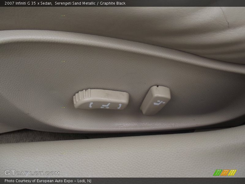 Serengeti Sand Metallic / Graphite Black 2007 Infiniti G 35 x Sedan