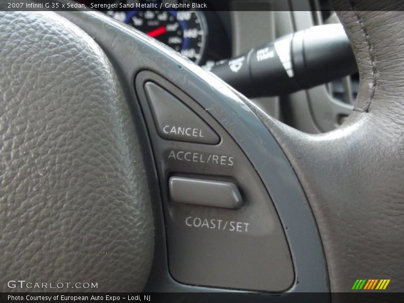 Serengeti Sand Metallic / Graphite Black 2007 Infiniti G 35 x Sedan