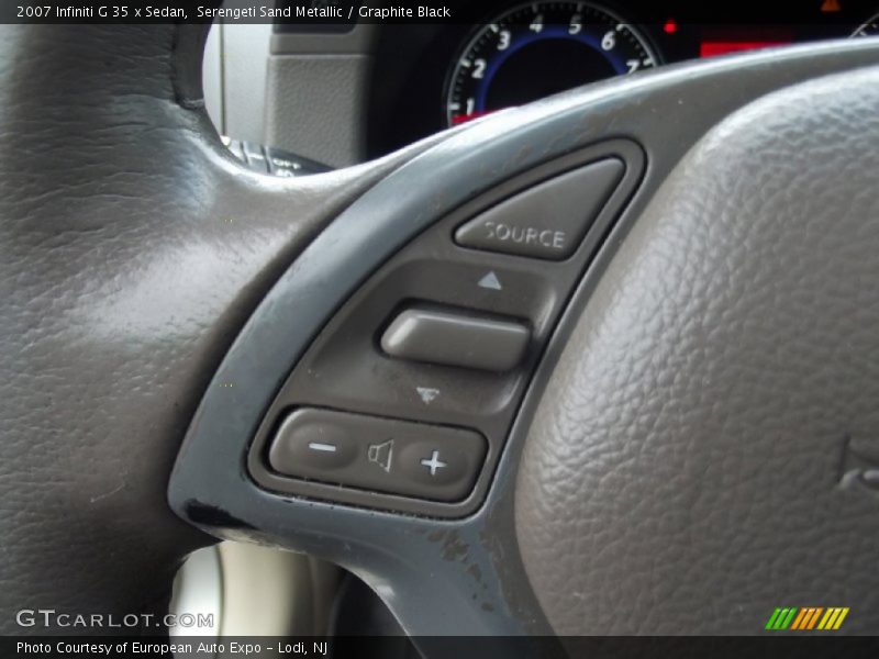 Serengeti Sand Metallic / Graphite Black 2007 Infiniti G 35 x Sedan