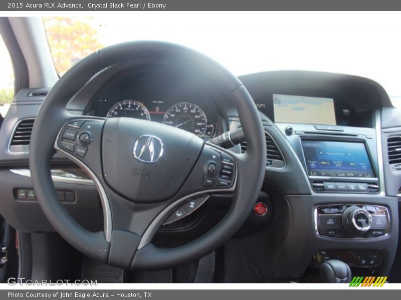 Crystal Black Pearl / Ebony 2015 Acura RLX Advance