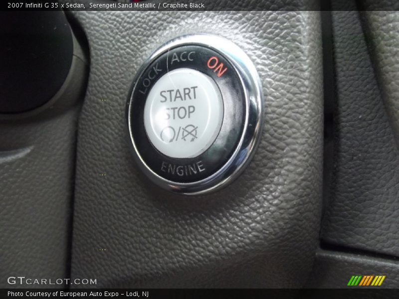 Serengeti Sand Metallic / Graphite Black 2007 Infiniti G 35 x Sedan