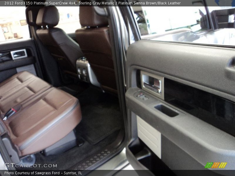 Sterling Gray Metallic / Platinum Sienna Brown/Black Leather 2012 Ford F150 Platinum SuperCrew 4x4