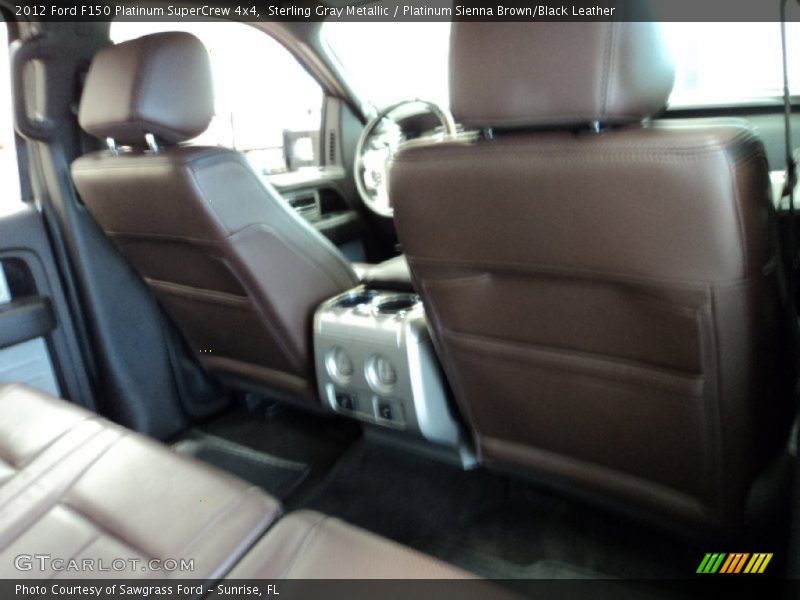 Sterling Gray Metallic / Platinum Sienna Brown/Black Leather 2012 Ford F150 Platinum SuperCrew 4x4