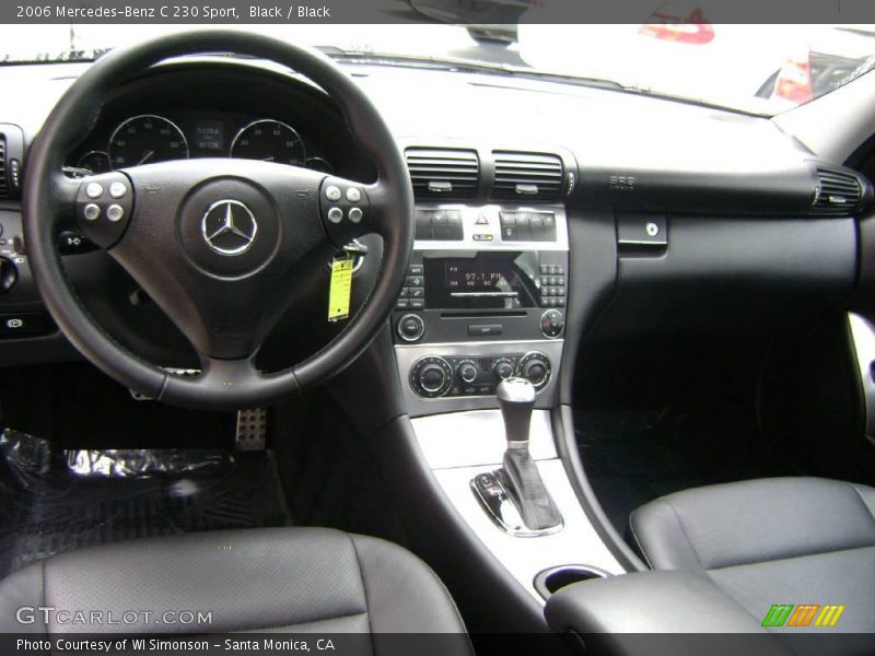 Black / Black 2006 Mercedes-Benz C 230 Sport