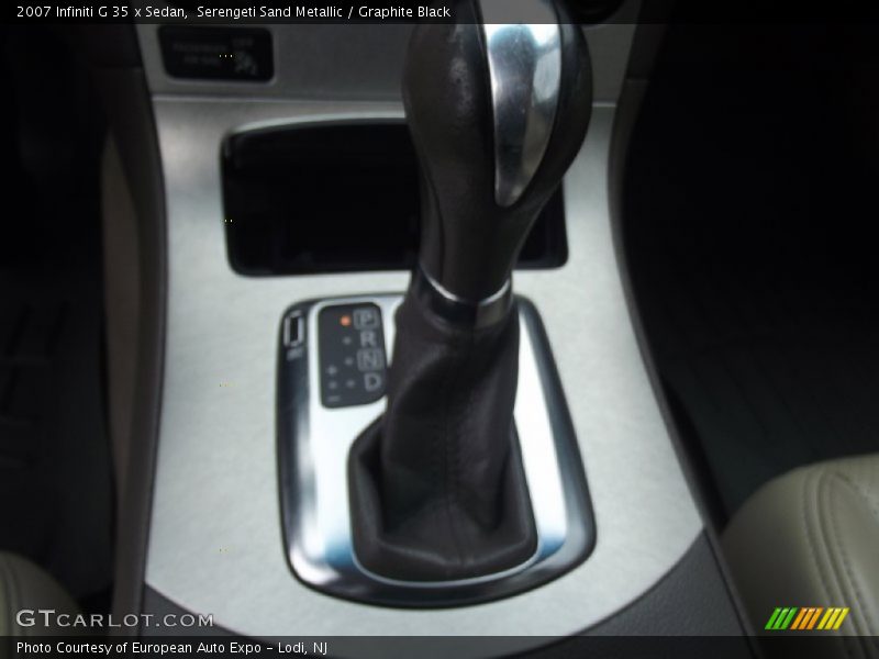 Serengeti Sand Metallic / Graphite Black 2007 Infiniti G 35 x Sedan