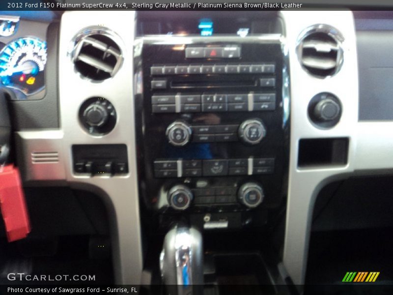 Sterling Gray Metallic / Platinum Sienna Brown/Black Leather 2012 Ford F150 Platinum SuperCrew 4x4
