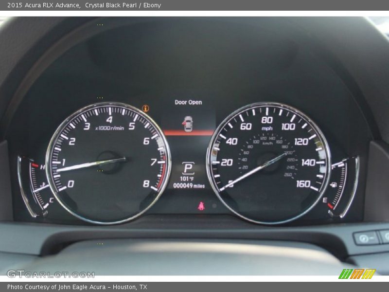 Crystal Black Pearl / Ebony 2015 Acura RLX Advance