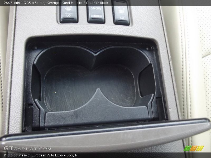 Serengeti Sand Metallic / Graphite Black 2007 Infiniti G 35 x Sedan