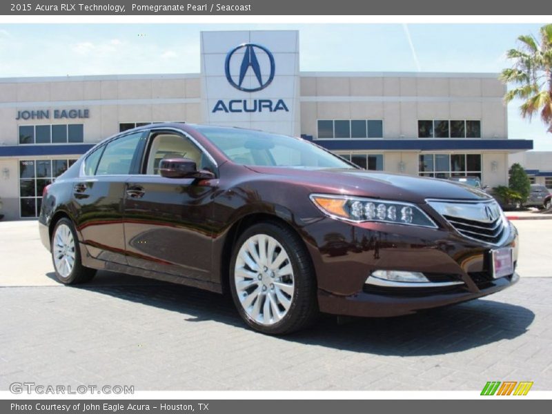 Pomegranate Pearl / Seacoast 2015 Acura RLX Technology