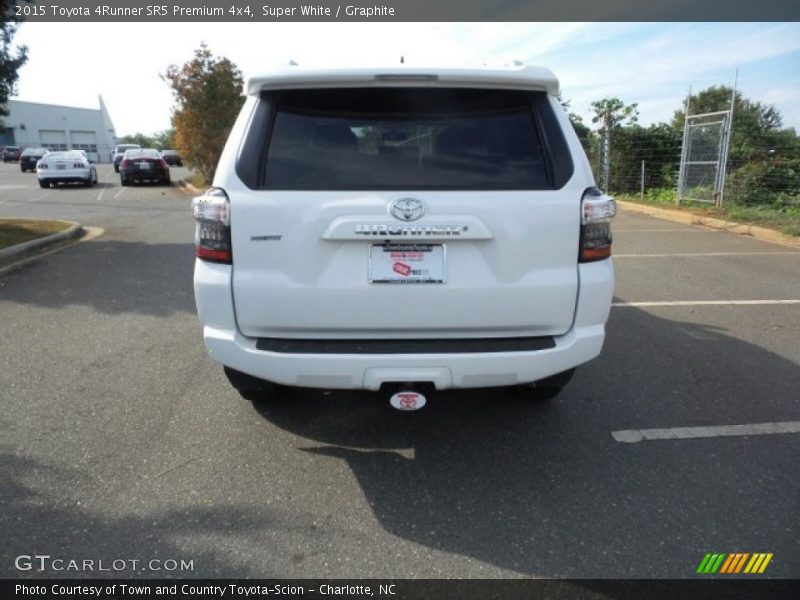 Super White / Graphite 2015 Toyota 4Runner SR5 Premium 4x4