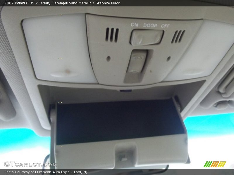 Serengeti Sand Metallic / Graphite Black 2007 Infiniti G 35 x Sedan