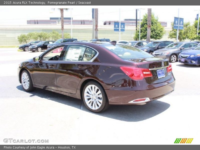 Pomegranate Pearl / Seacoast 2015 Acura RLX Technology