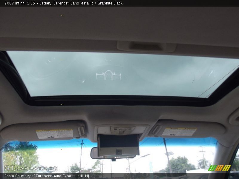 Serengeti Sand Metallic / Graphite Black 2007 Infiniti G 35 x Sedan