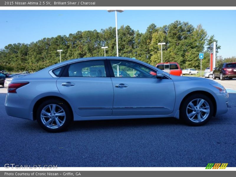 Brilliant Silver / Charcoal 2015 Nissan Altima 2.5 SV