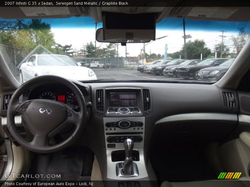 Serengeti Sand Metallic / Graphite Black 2007 Infiniti G 35 x Sedan