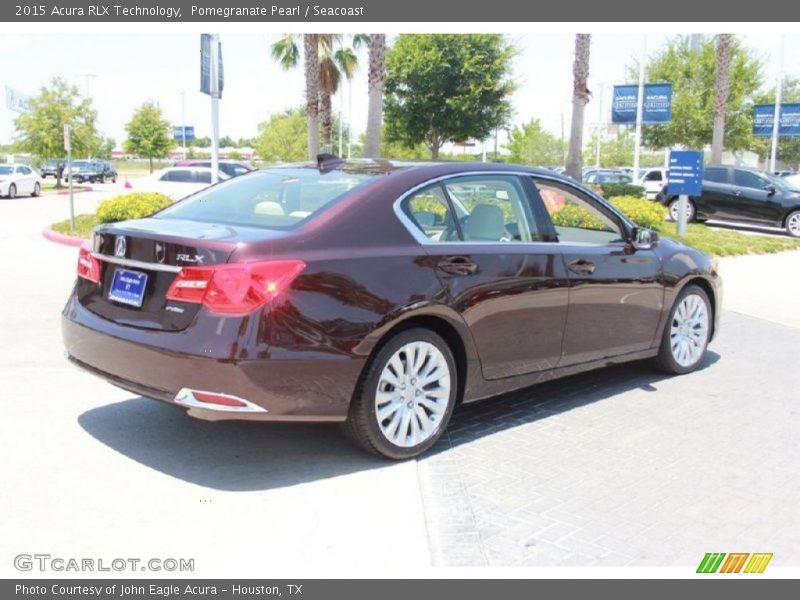 Pomegranate Pearl / Seacoast 2015 Acura RLX Technology