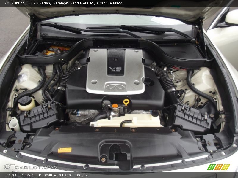 Serengeti Sand Metallic / Graphite Black 2007 Infiniti G 35 x Sedan