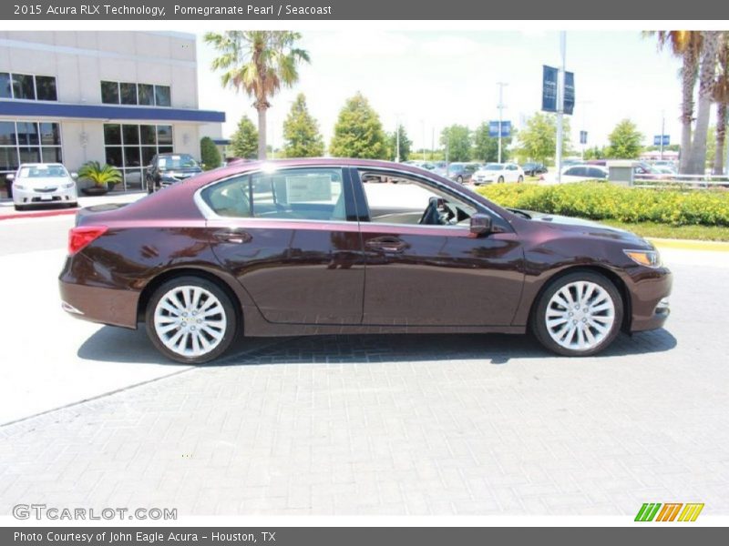 Pomegranate Pearl / Seacoast 2015 Acura RLX Technology