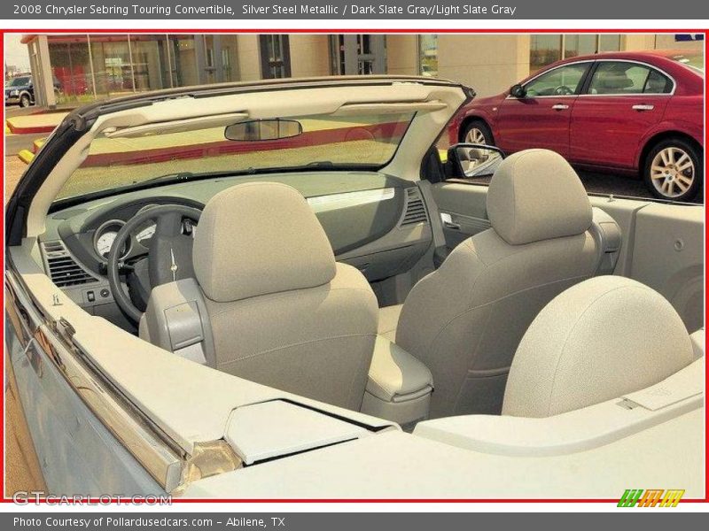Silver Steel Metallic / Dark Slate Gray/Light Slate Gray 2008 Chrysler Sebring Touring Convertible