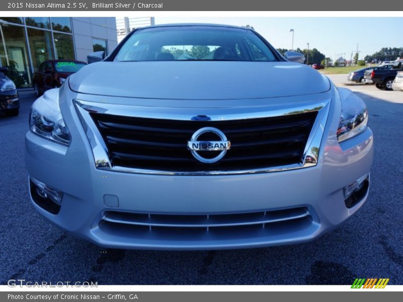 Brilliant Silver / Charcoal 2015 Nissan Altima 2.5 SV