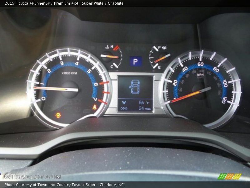 Super White / Graphite 2015 Toyota 4Runner SR5 Premium 4x4