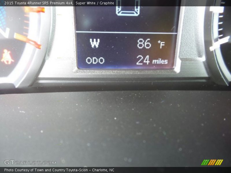 Super White / Graphite 2015 Toyota 4Runner SR5 Premium 4x4
