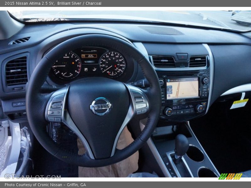 Brilliant Silver / Charcoal 2015 Nissan Altima 2.5 SV