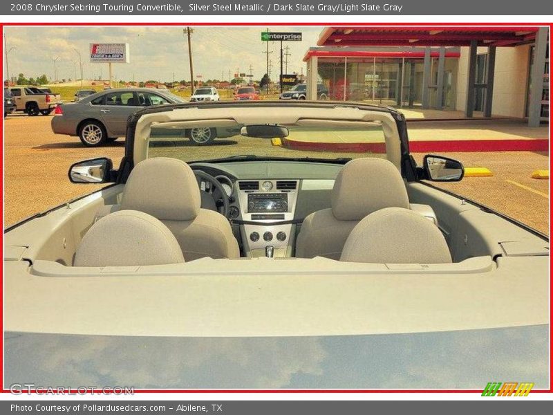 Silver Steel Metallic / Dark Slate Gray/Light Slate Gray 2008 Chrysler Sebring Touring Convertible