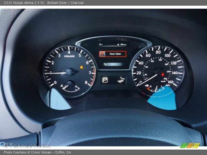 Brilliant Silver / Charcoal 2015 Nissan Altima 2.5 SV