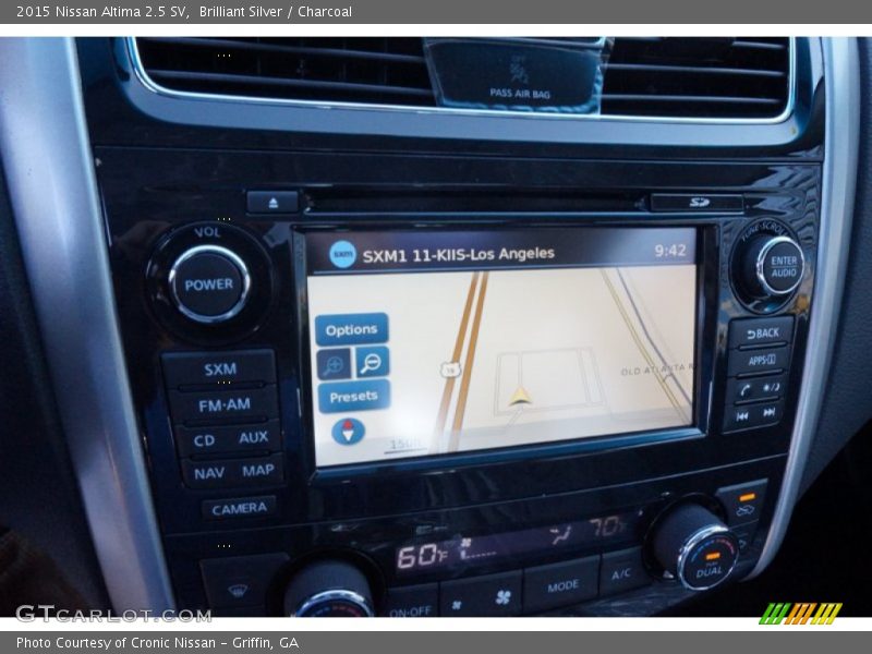 Brilliant Silver / Charcoal 2015 Nissan Altima 2.5 SV