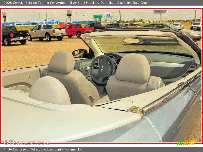 Silver Steel Metallic / Dark Slate Gray/Light Slate Gray 2008 Chrysler Sebring Touring Convertible