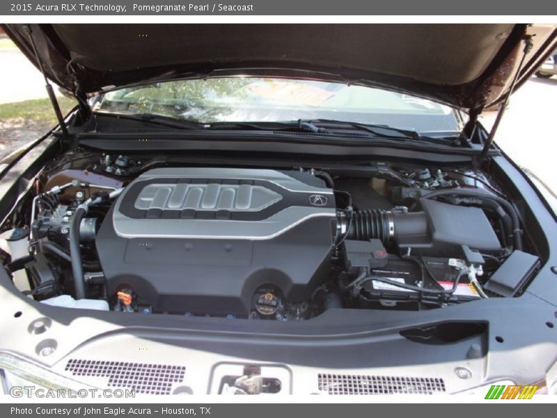 Pomegranate Pearl / Seacoast 2015 Acura RLX Technology