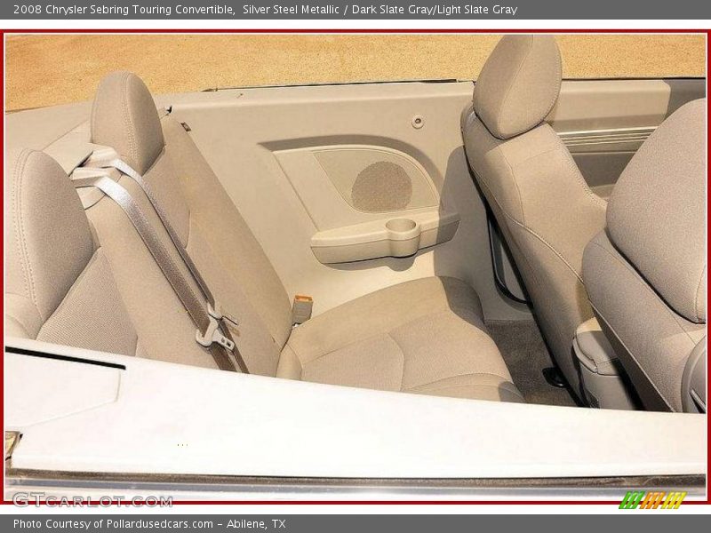 Silver Steel Metallic / Dark Slate Gray/Light Slate Gray 2008 Chrysler Sebring Touring Convertible