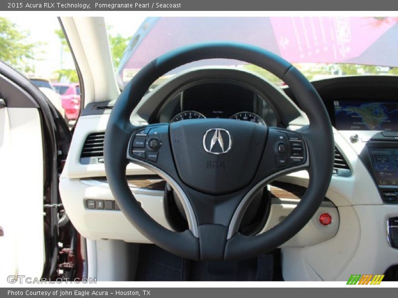 Pomegranate Pearl / Seacoast 2015 Acura RLX Technology