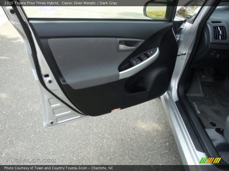 Classic Silver Metallic / Dark Gray 2015 Toyota Prius Three Hybrid