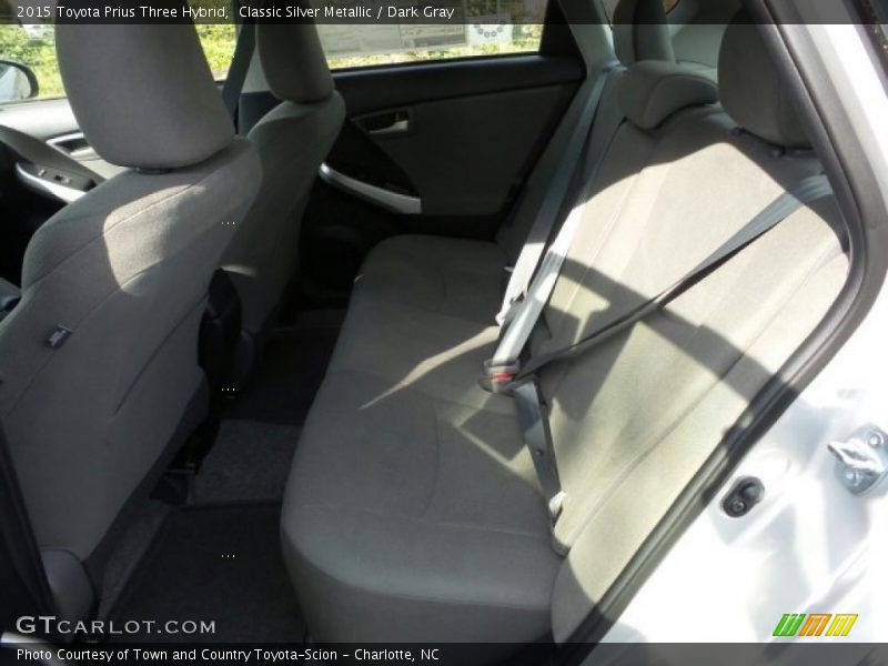 Classic Silver Metallic / Dark Gray 2015 Toyota Prius Three Hybrid