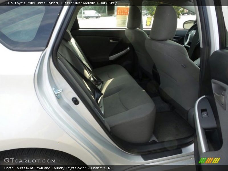 Classic Silver Metallic / Dark Gray 2015 Toyota Prius Three Hybrid