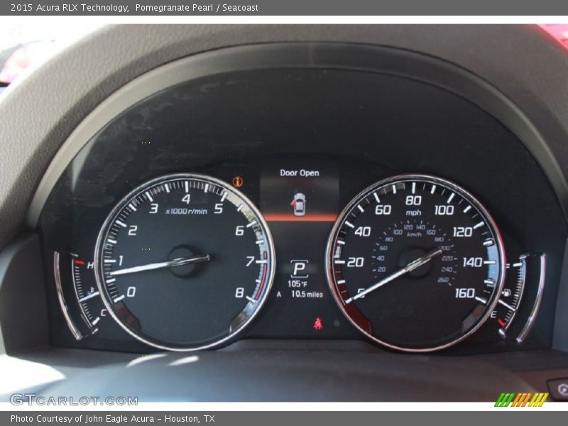 Pomegranate Pearl / Seacoast 2015 Acura RLX Technology