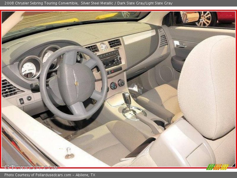 Silver Steel Metallic / Dark Slate Gray/Light Slate Gray 2008 Chrysler Sebring Touring Convertible