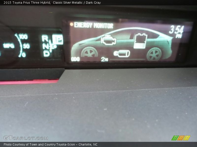 Classic Silver Metallic / Dark Gray 2015 Toyota Prius Three Hybrid