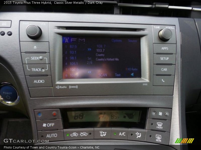 Controls of 2015 Prius Three Hybrid