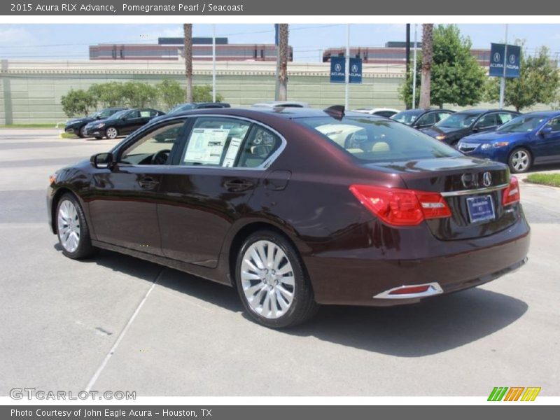 Pomegranate Pearl / Seacoast 2015 Acura RLX Advance